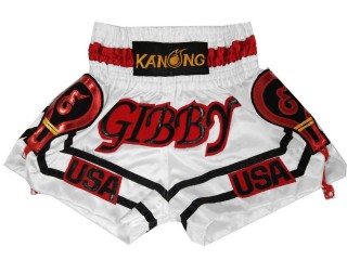 Henkilökohtaiset Shortsit Muay thai : KNSCUST-1184